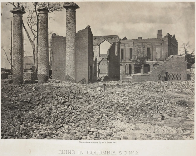 George N. Barnard - Ruins in Columbia, S.C. N°2