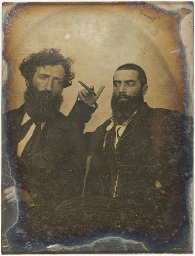 Félix Feuardent - Deux hommes barbus