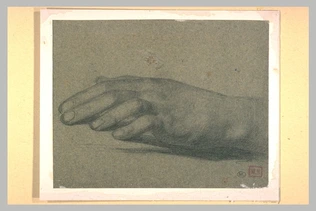 Alphonse Legros - Etude de main gauche, posée