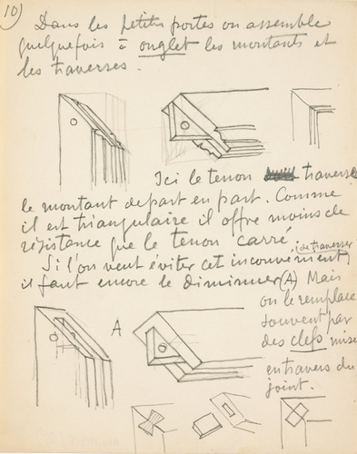 Eugène Grasset - Montants et traverses