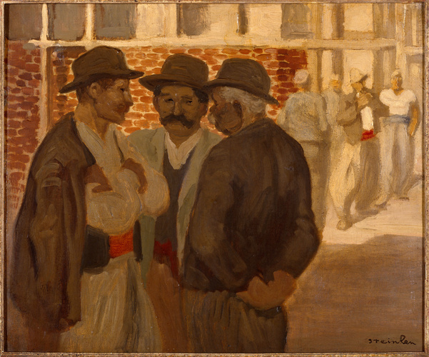 Théophile Alexandre Steinlen - Ouvriers du bâtiment