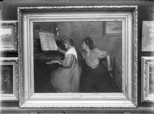 Alexis André - Au piano, Emile Alexandre Boulard