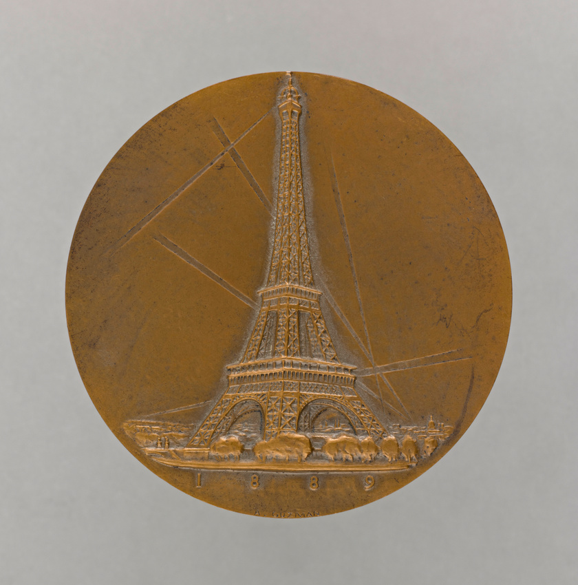 Aleth Jeanne Antoinette Guzman - Médaille au portrait d'Eiffel