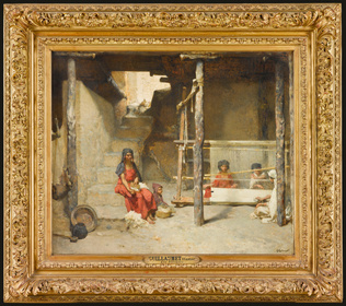 Gustave Guillaumet - Tisseuses à Bou-Saâda