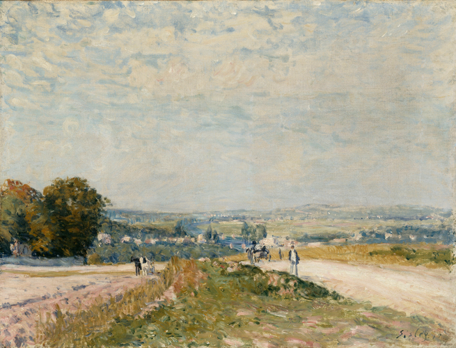 Le Chemin de Montbuisson à Louveciennes - Alfred Sisley
