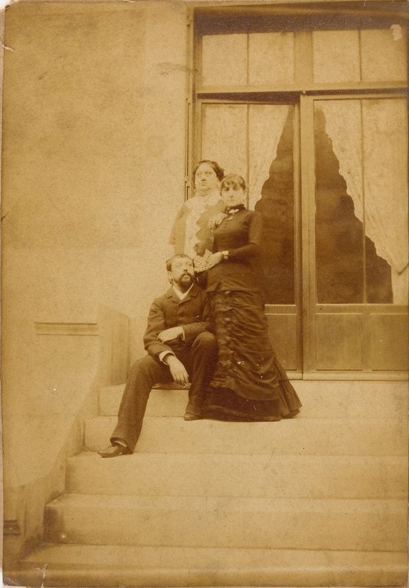 Anonyme - Mme Paton, sa fille Mme Comerre et M. Comerre, son gendre