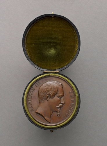 Albert Barre - Napoléon III empereur. Médaille de récompense de l'Exposition uni...