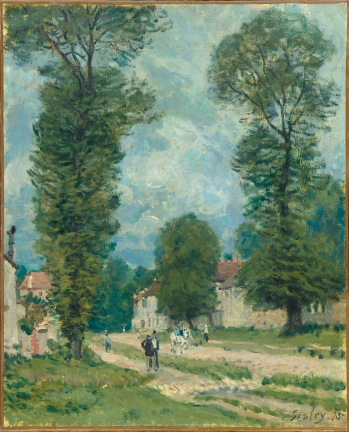 La Route de Versailles - Alfred Sisley