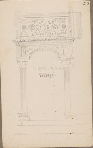 Louis Boitte - Salerne, la chaire à prêcher