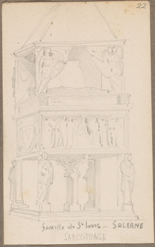 Louis Boitte - Salerne, Dôme, tombeau de Marguerite d'Anjou