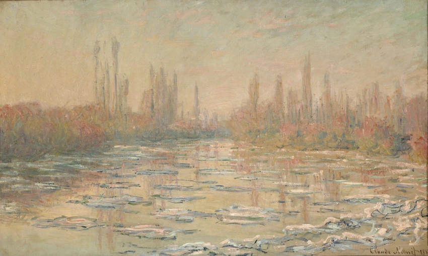 Claude Monet - Les Glaçons