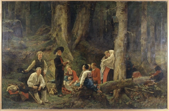 Gustave Brion - Les Pèlerins de Sainte-Odile
