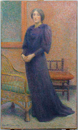 HIPPOLYTE PETITJEAN、FEMME NUE DEPOUT Jeune femme debout - Hippolyte Petitjean | Musée d'Orsay