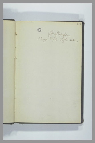 Note manuscrite