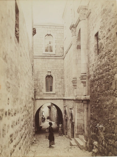 Félix Bonfils - Maison de Sainte Véronique à Jérusalem