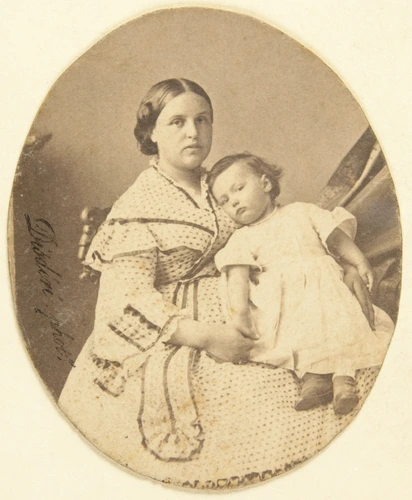 Elisabeth Geneviève Disdéri - Portrait d'une femme et d'un enfant