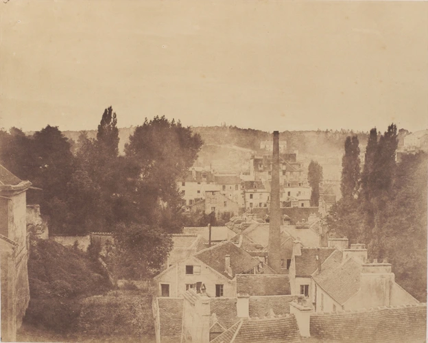 Henri-Victor Regnault - Vue de la ville de Sèvres, prise d'une des fenêtres de l...