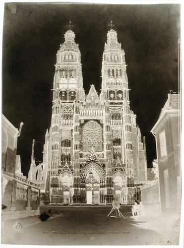 Gustave Le Gray - Tours (Indre-et-Loire) - Façade ouest, cathédrale Saint-Gatien