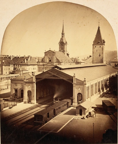 Adolphe Braun - La gare de Berne