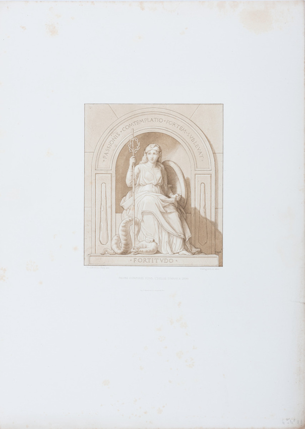 Jean-Baptiste Danguin - Fortitudo. Figure composée pour l'Eglise d'Ainay à Lyon