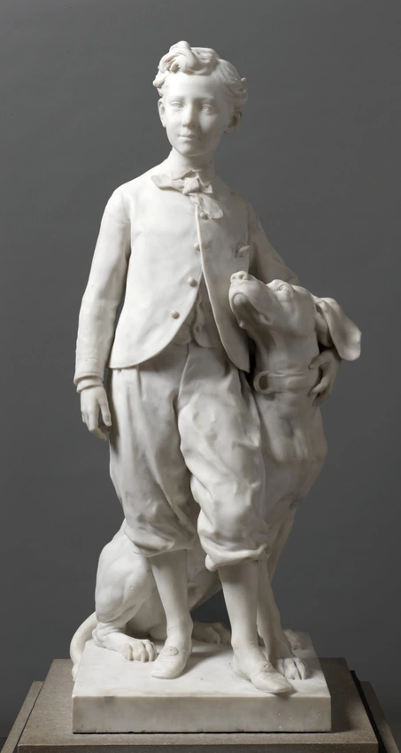 Le Prince impérial et le chien Néro - Jean-Baptiste Carpeaux