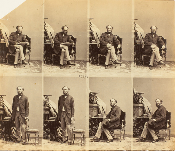 André Adolphe Eugène Disdéri - M. Cranford en huit poses