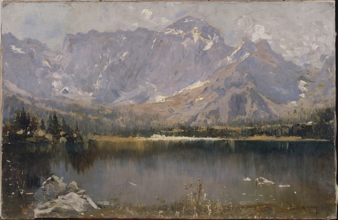 Guglielmo Ciardi - Le Lac de Weissenfels