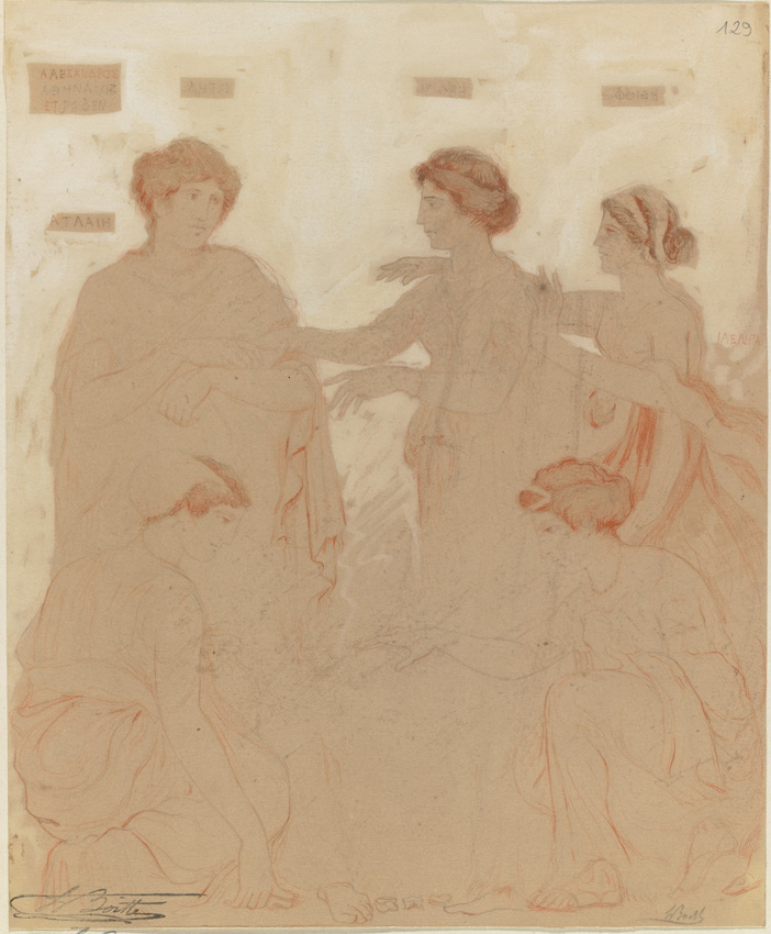Louis Boitte - Naples, Musée National, joueuses d'osselets