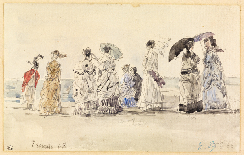 Eugène Boudin - A Trouville