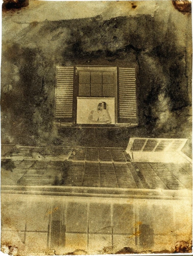Auguste Vacquerie - Auguste Vacquerie à sa fenêtre de Marine Terrace