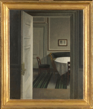 Vilhelm Hammershoi - Intérieur, Strandgade 30