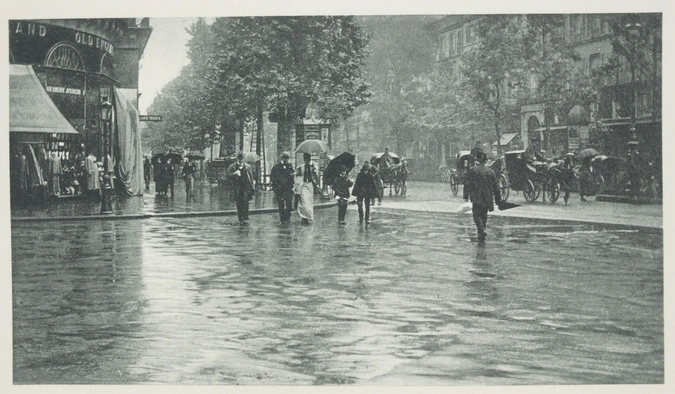 Alfred Stieglitz - Un jour de pluie à Paris