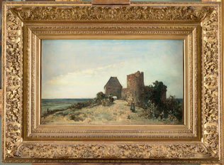 Johan Barthold Jongkind - Ruines du château de Rosemont
