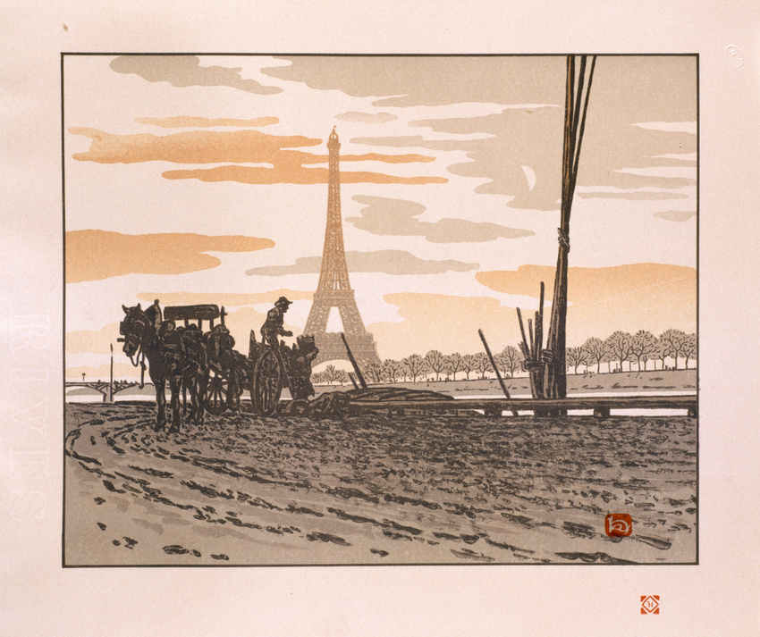 Henri Rivière - Du quai de Passy-Charbonniers