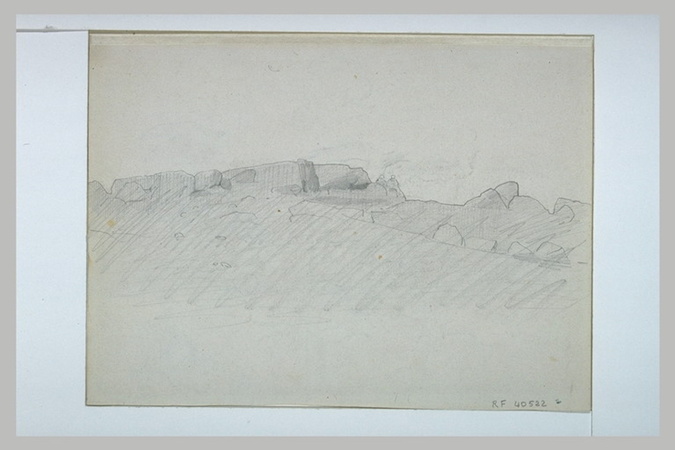 Odilon Redon - Paysage avec des rochers