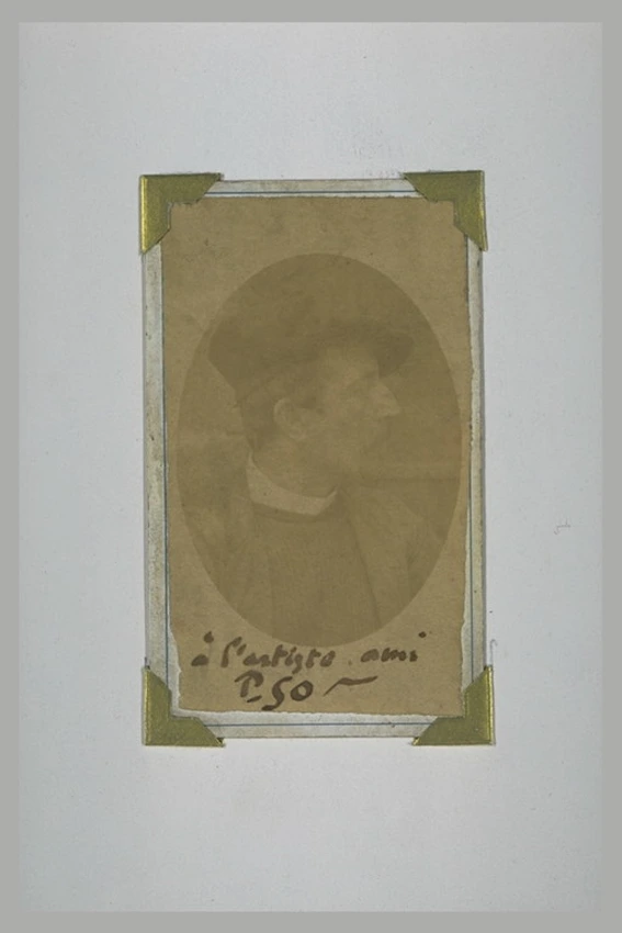 Anonyme - Homme en buste, la tête tournée à droite : Gauguin