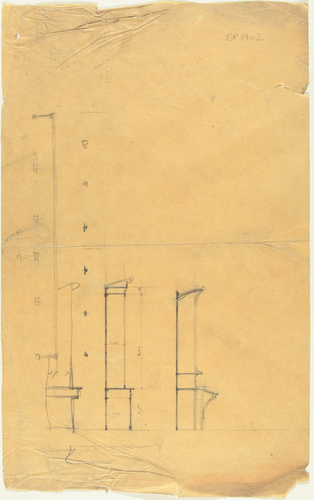 Hector Guimard - Relevés darchitecture ou de décoration divers
