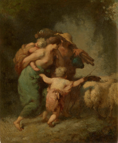 Jean-François Millet - Le Retour du troupeau