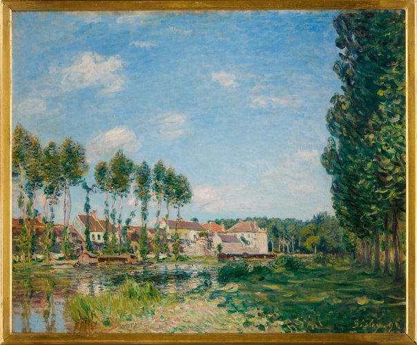 Allée de peupliers aux environs de Moret-sur-Loing - Alfred Sisley