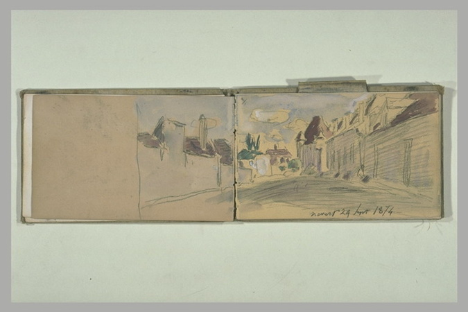 Johan Barthold Jongkind - Une rue à Nevers