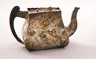 Elkington et Cie - Théière, service à thé "Archaic"