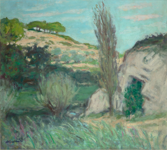 Albert André - Le Ravin de Gien au crépuscule