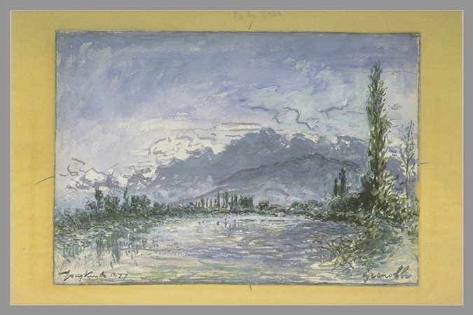 Johan Barthold Jongkind - L'Isère à Grenoble