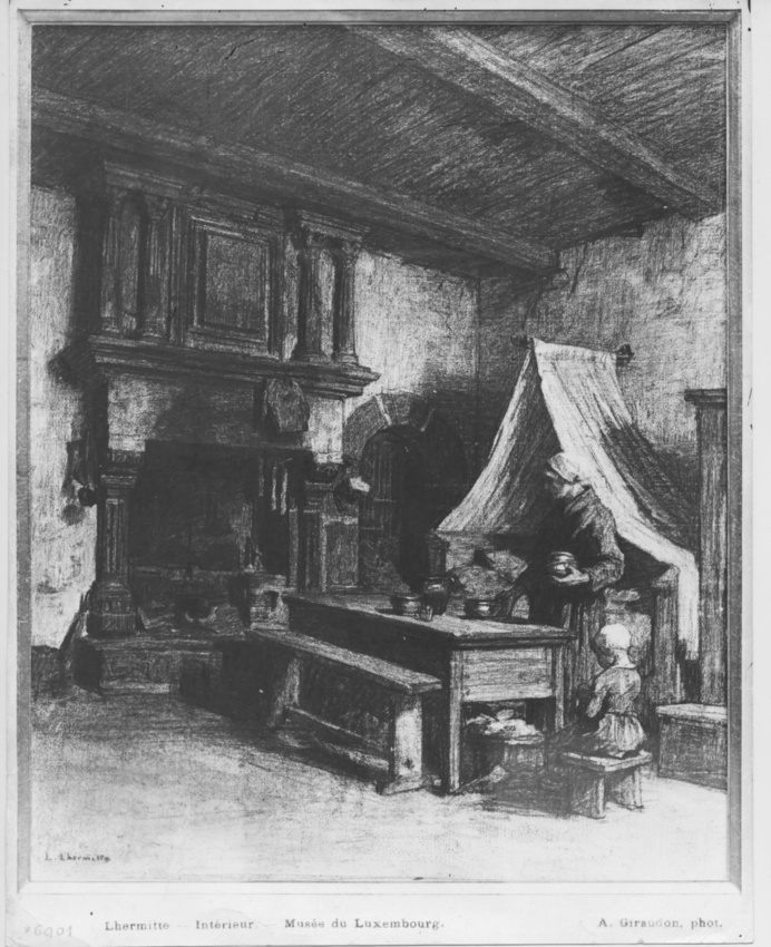 Léon Lhermitte - La vieille demeure