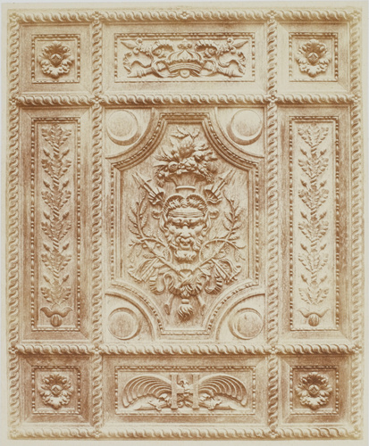 Édouard Baldus - Elément de décor, palais du Louvre, Paris