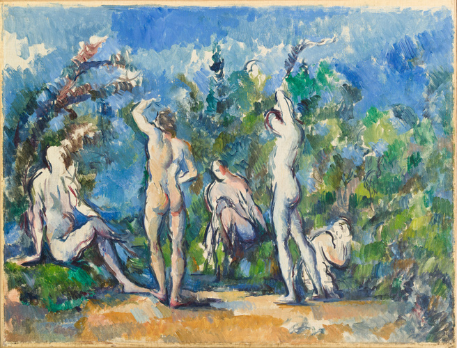 Paul Cézanne - Cinq baigneurs