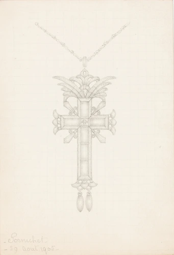 Enguerrand du Suau de la Croix - Croix pendentif ailes