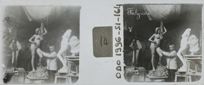 Anonyme - Atelier de sculpteur : Falguière