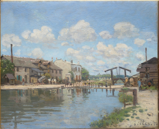 Allée de peupliers aux environs de Moret-sur-Loing - Alfred Sisley