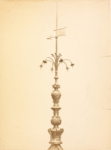 Auguste-Hippolyte Collard - Poinçon du Lude, plomb martelé, Darcy architecte